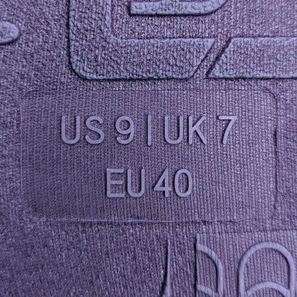 Longbay slippers purple adjustable faux Sherpa lined women's size 9 - Picture 5 of 5